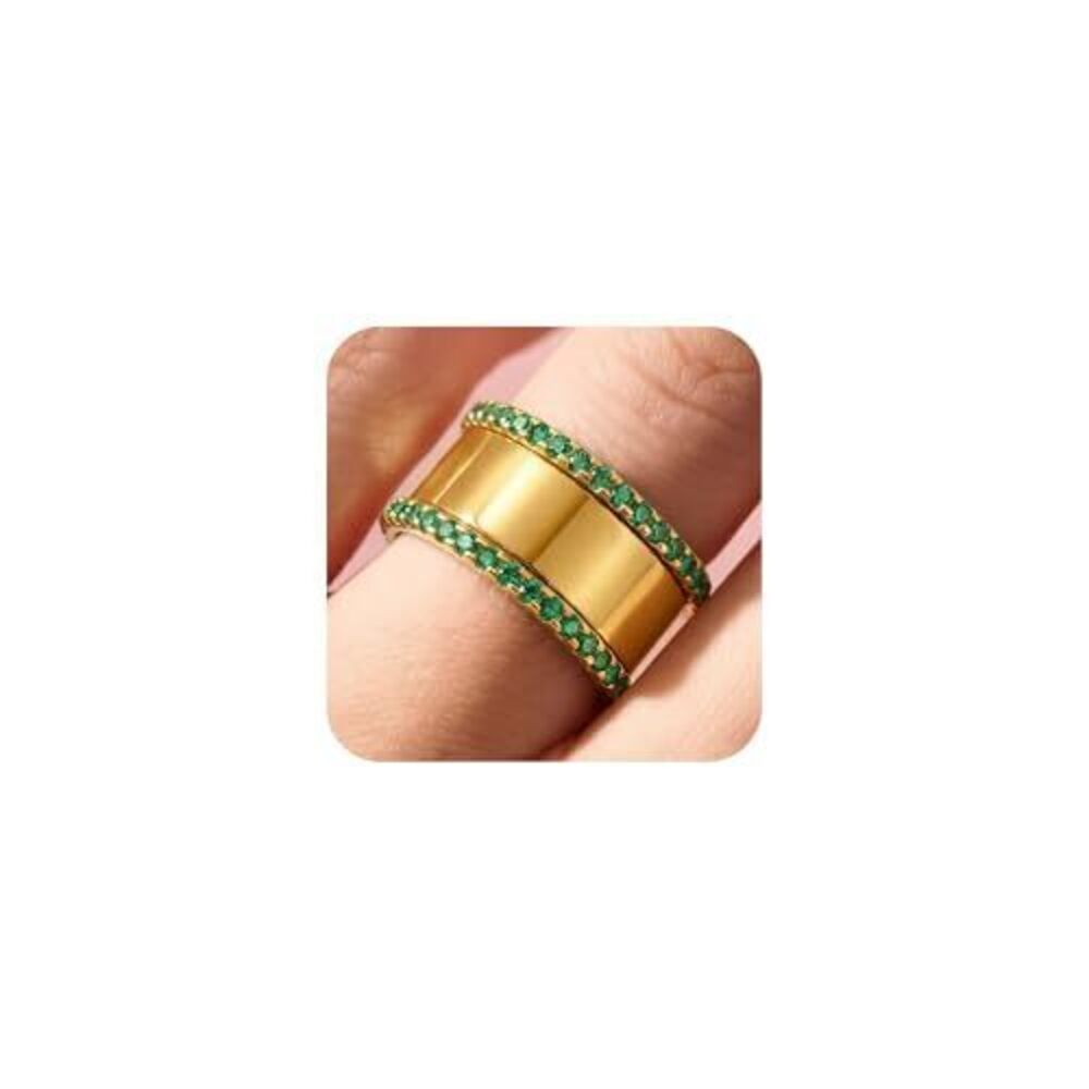6345 3-Pack Stacking Rings for Oura Ring Gen 3 & Gen 4 – 18K Gold & Silver